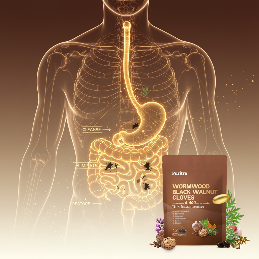 Puritra® Wormwood Black Walnut Softgels