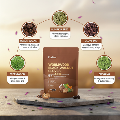 Puritra® Wormwood Black Walnut Softgels
